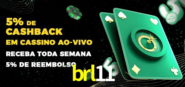 Promoções do cassino ao Vivo brl11